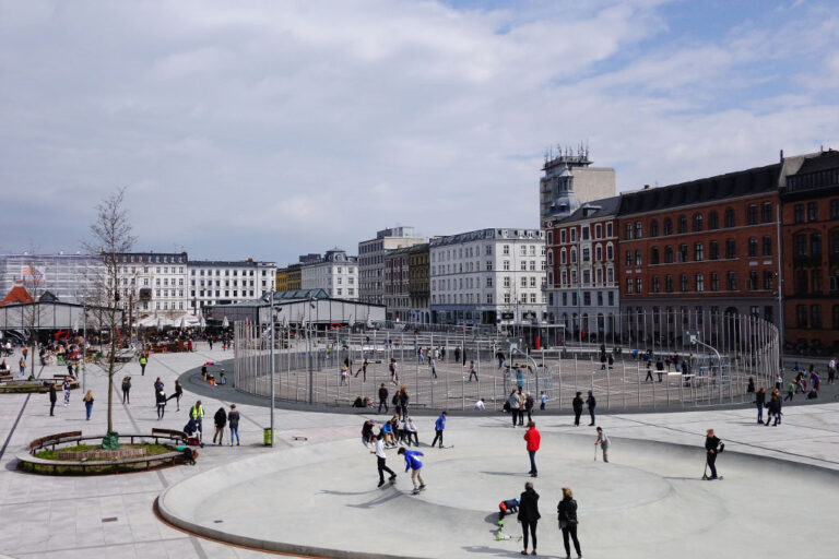 Verkehrsberuhigung, Platz, Dänemark, Kopenhagen