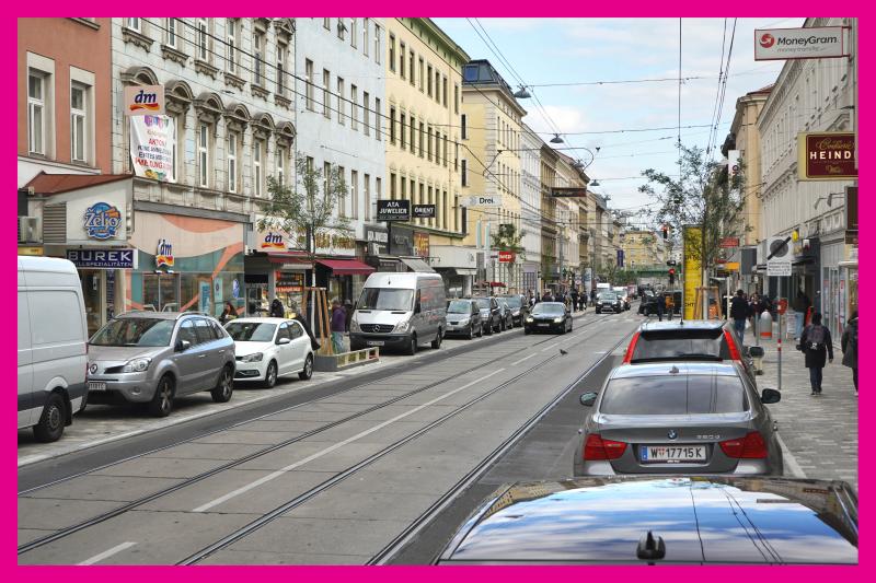 Mehr über den Artikel erfahren Thaliastraße: Die autogerechte Begrünung