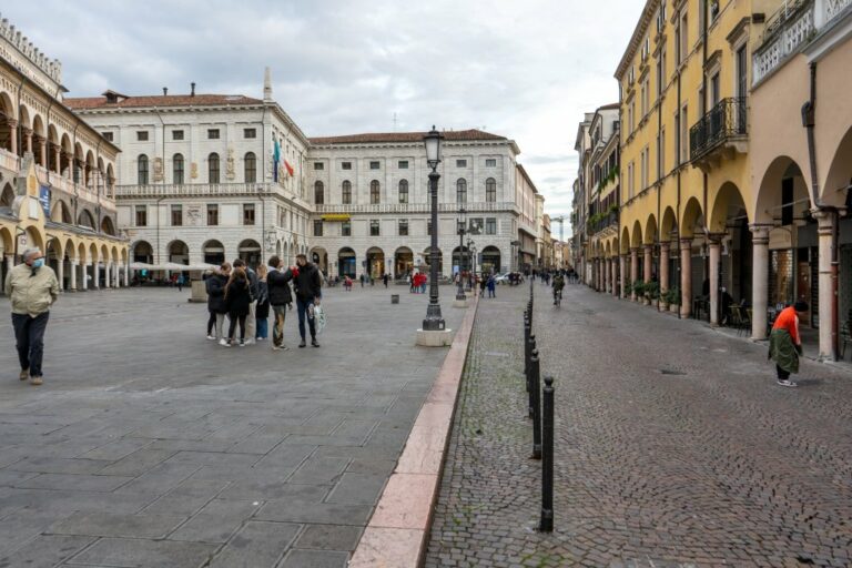 Piazza delle Erbe in Padua/Italien (Foto: 2021)