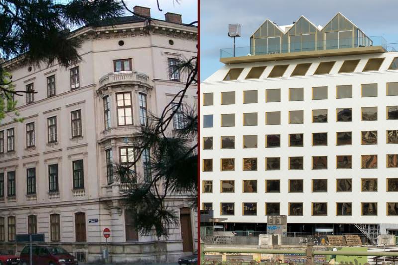 Read more about the article Obere Donaustraße 61: Vom Historismus-Bau zum Hotelblock