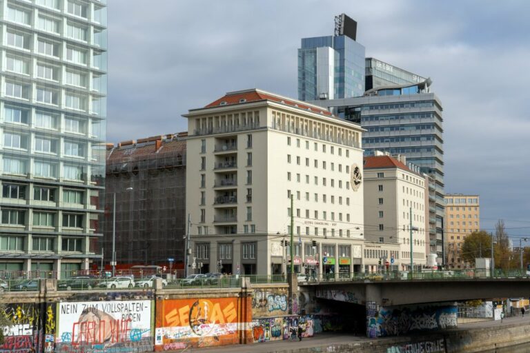 Gebäude an der Oberen Donaustraße in 1020 Wien