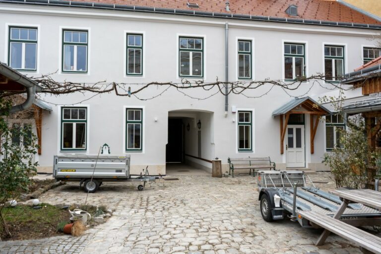 Biedermeierhaus in der Karl-Löwe-Gasse 26 nach der Sanierung