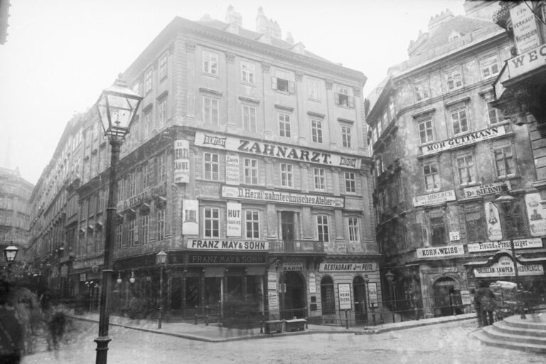 Rotenturmstraße Ende 19. Jahrhundert