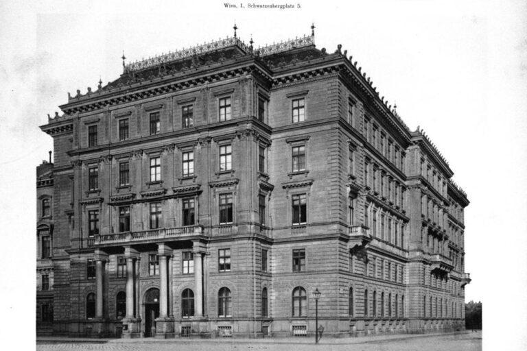 Direktion der Staatsbahnen in Wien, Gebäude im Stil des Historismus