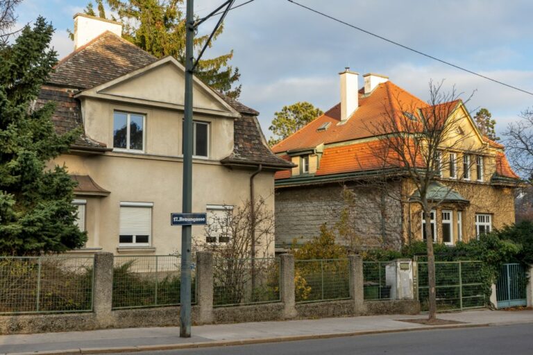 Einfamilienhäuser in Dornbach, Hernals, Architektur der Zwischenkriegszeit