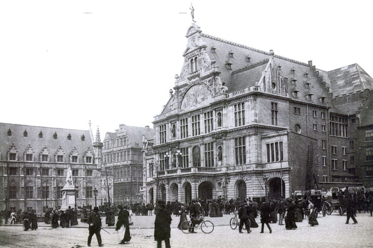 alte Aufnahme des Theaters von Gent
