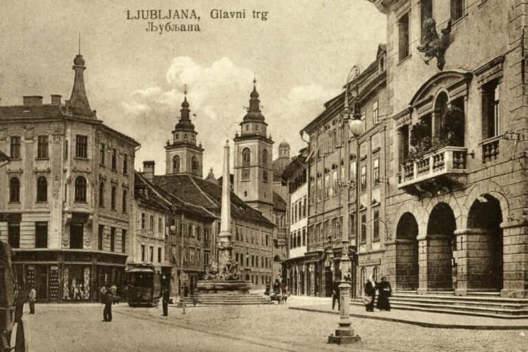 Platz in Ljubljana