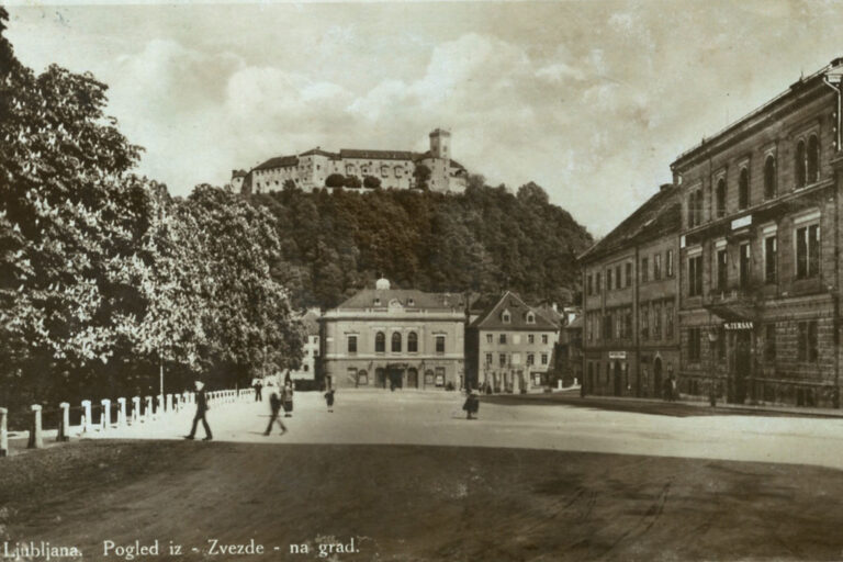 historische Aufnahme der Philharmonie in Ljubljana