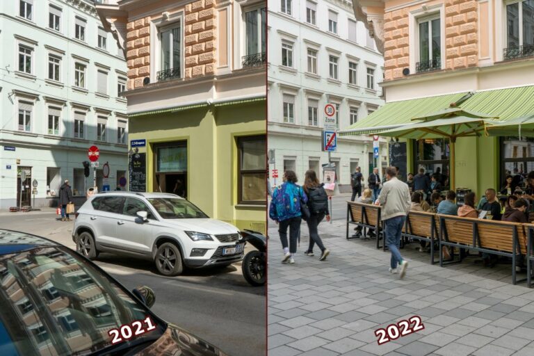 Zollergasse, Begegnungszone