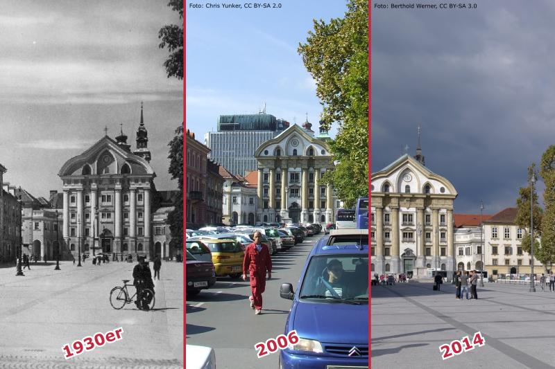 Read more about the article Ljubljana: Straßen und Plätze im Wandel der Zeit