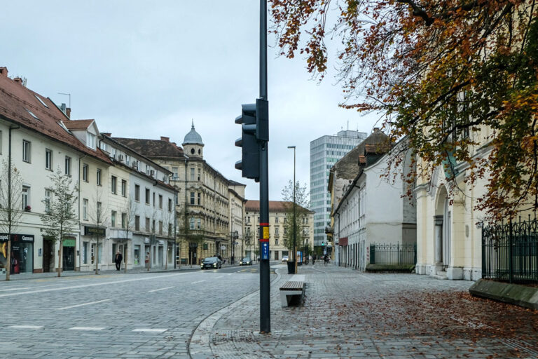 Gosposvetska cesta, Straße, Herbst