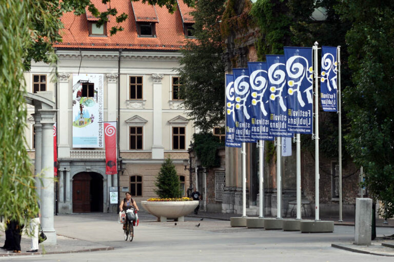 Platz in Ljubljana