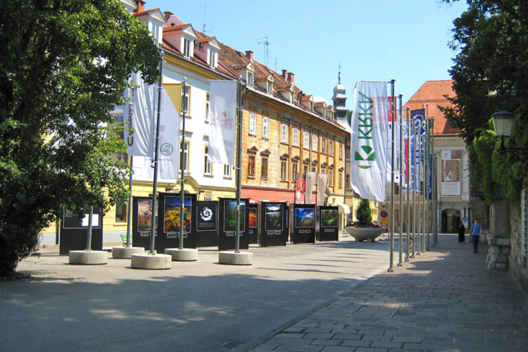 Platz in Ljubljana