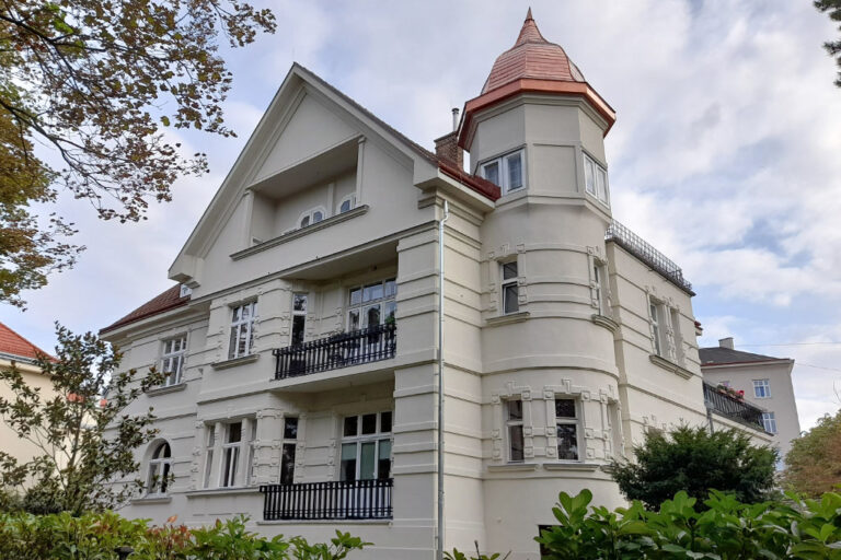 Villa mit sanierter Fassade, Wien, Pratercottage