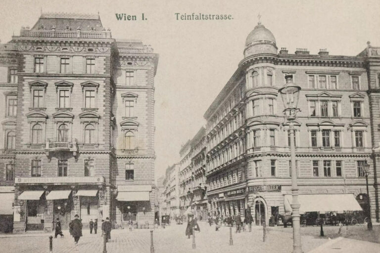 historische Aufnahme von Wien, Innere Stadt, Teinfaltstraße