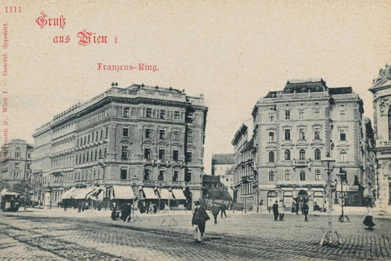 Wiener Ringstraße zur Jahrhundertwende