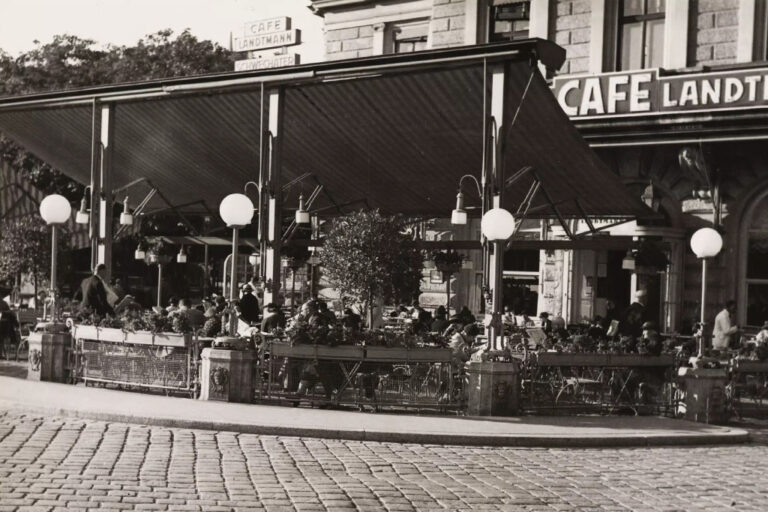 Café Landmann während des Zweiten Weltkriegs