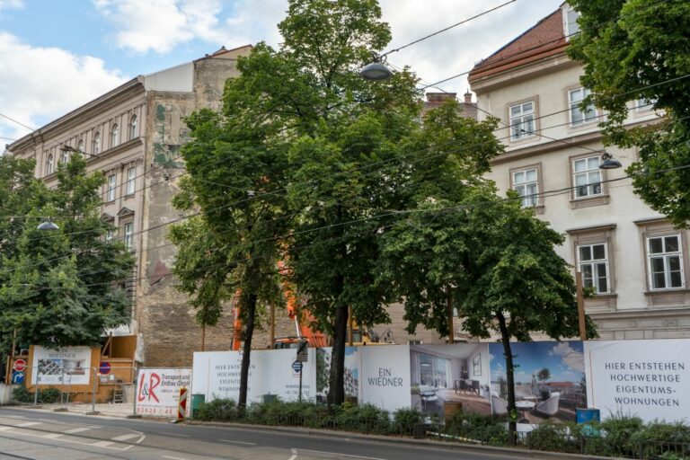 Baulücke auf der Wiedner Hauptstraße