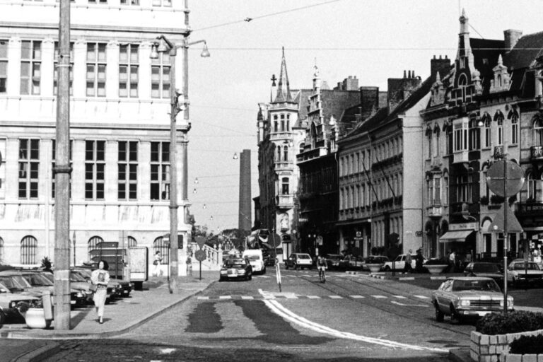 Rathaus von Gent, alte Aufnahme