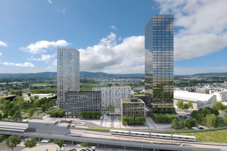 Vienna TwentyTwo in Kagran, 1220 Wien, Rendering, Hochhäuser