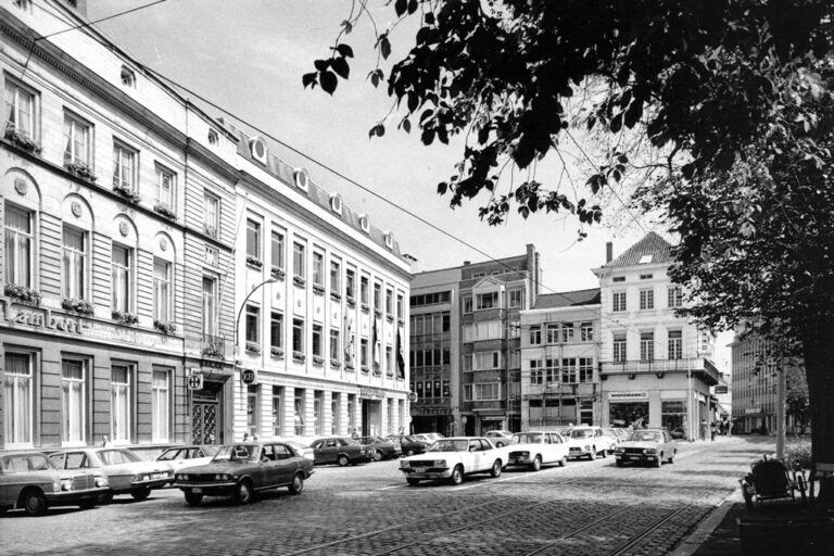 Platz im Stadtzentrum von Gent in Belgien