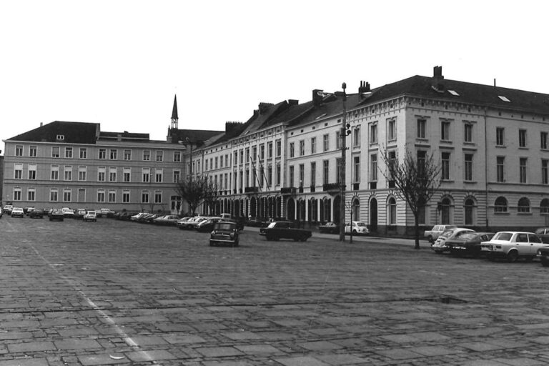 altes Foto eines Platzes in Gent