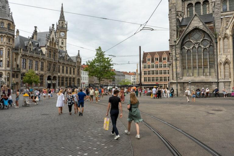 Fußgängerzone in Gent