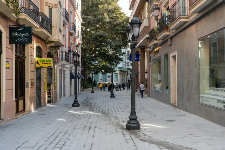 Fußgängerzone in Spanien