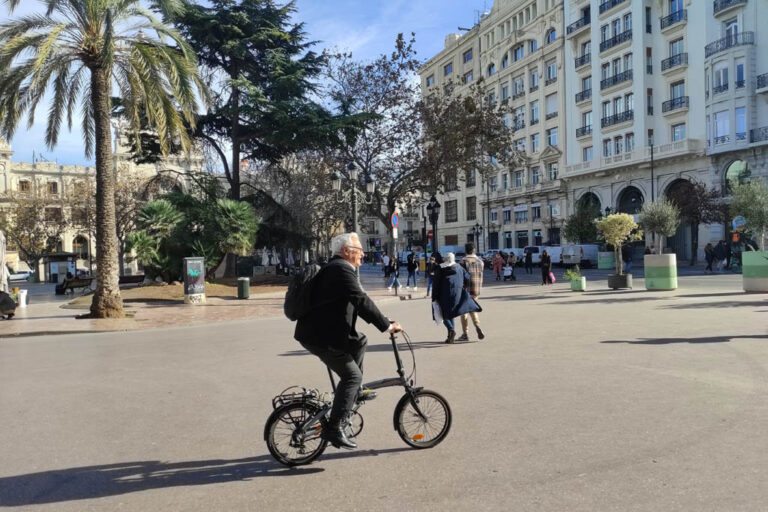 Radfahrer, Valencia, Platz