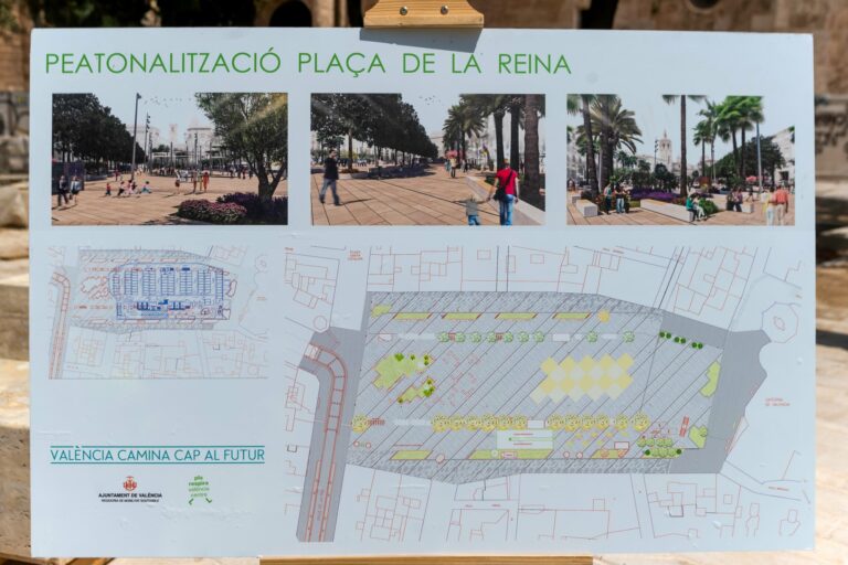 Plan für die Umgestaltung eines Platzes in Valencia