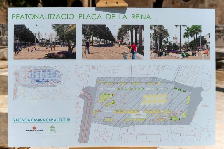 Plan für die Umgestaltung eines Platzes in Valencia