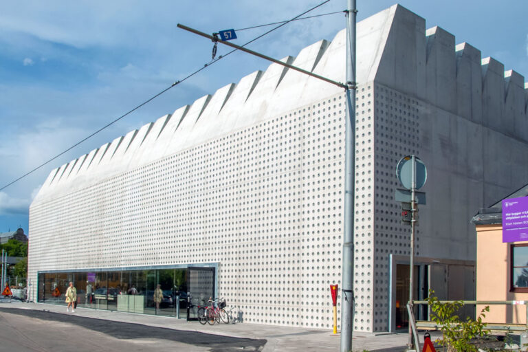 Museum in Stockholm mit Sichtbetonfassade