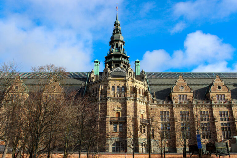 altes Museumsgebäude in Stockholm