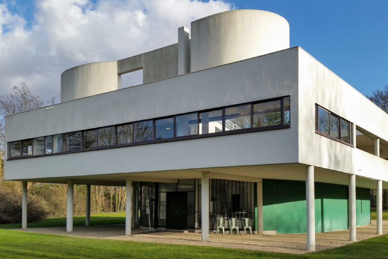 Villa, entworfen von Le Corbusier, Gebäude der Moderne