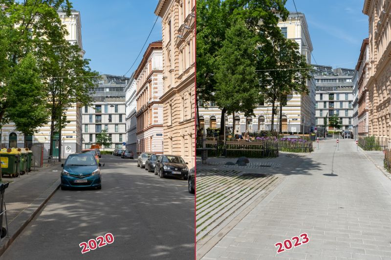 Mehr über den Artikel erfahren Friedrichsplatz & Staglgasse: Neugestaltung hinterm Westbahnhof