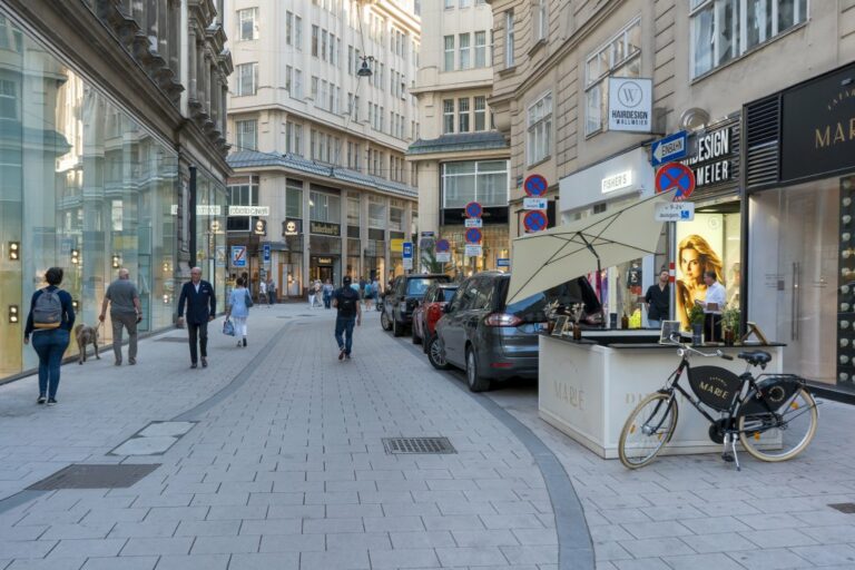 Begegnungszone in Wien