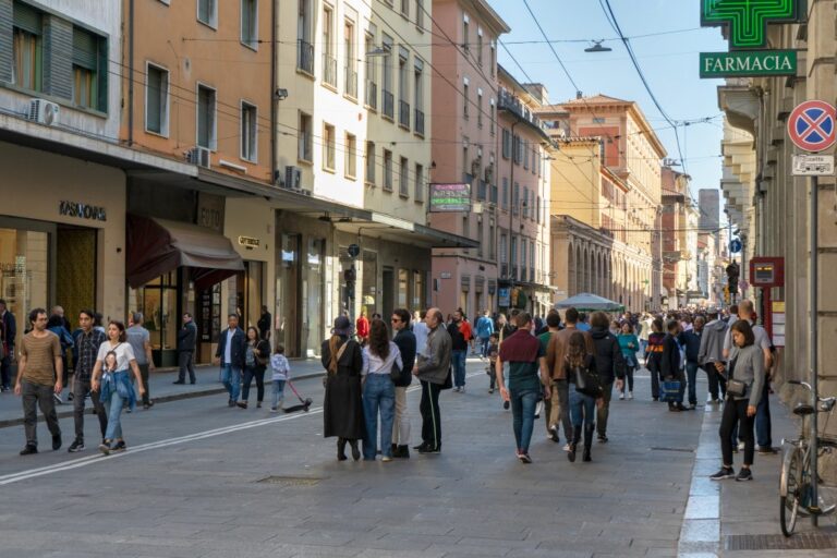 Stadtzentrum von Bologna