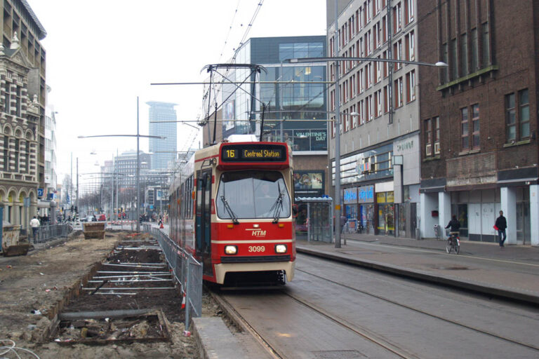 Straßenbahn, Baustelle