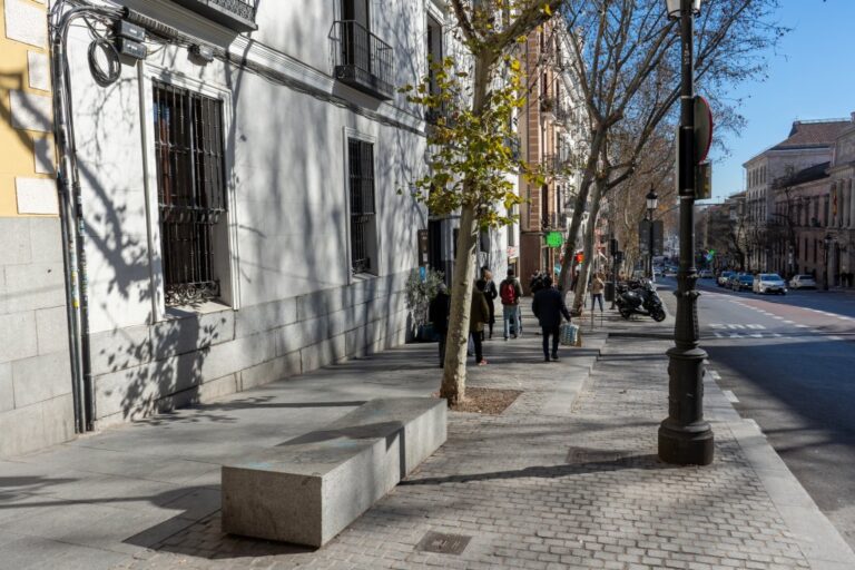 Straße in Madrid