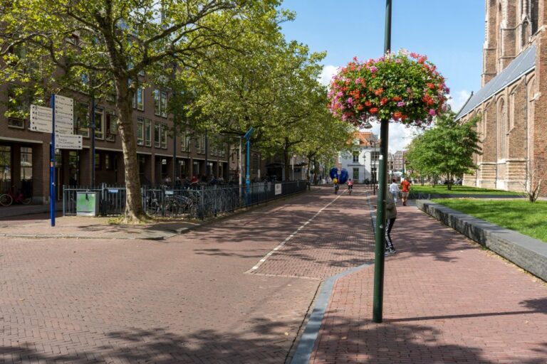 Straße im Zentrum von Delft