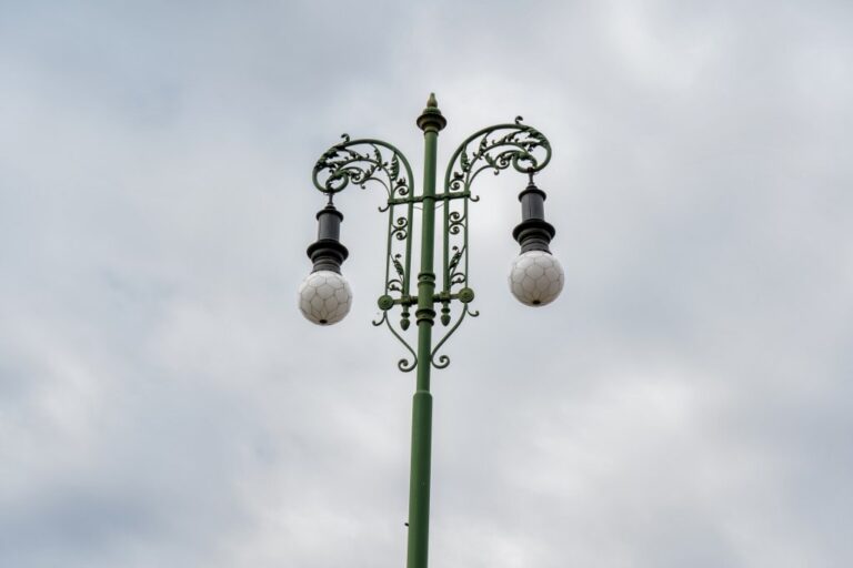 alte Straßenlaterne im Zentrum von Prag