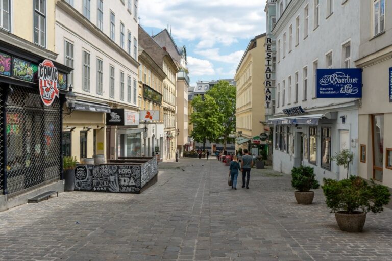 Fußgängerzone in Wien-Mariahilf