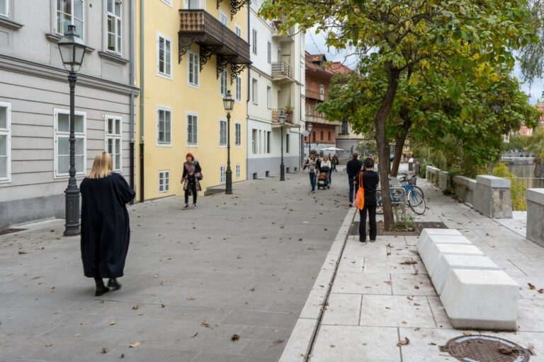 Uferpromenade in Ljubljana