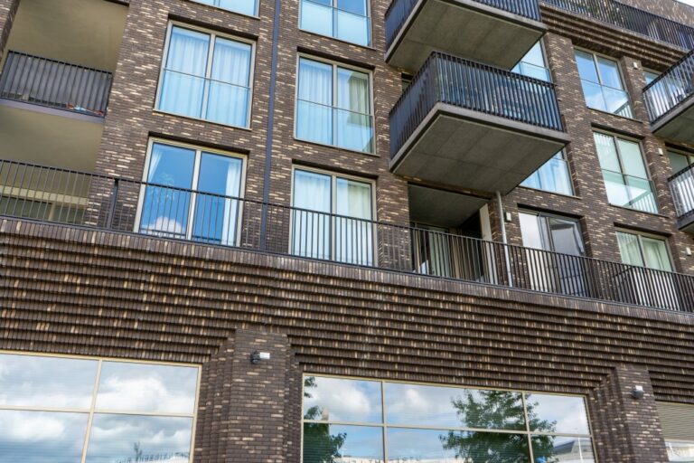 Fassade eines Neubaus in Utrecht