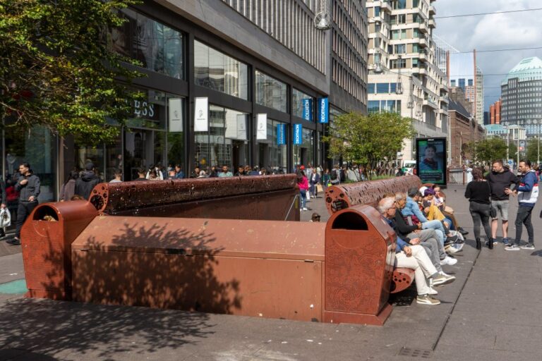 Abgang zur Unterstraßenbahn in der Grote Marktstraat