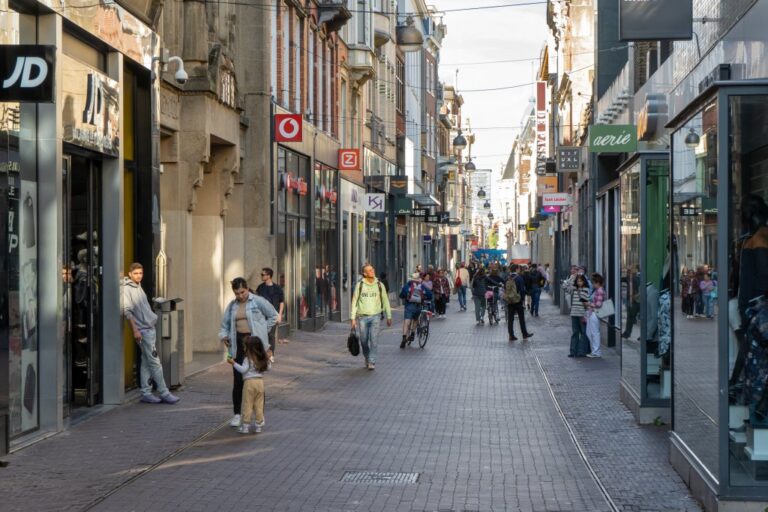 Fußgängerzone in Den Haag