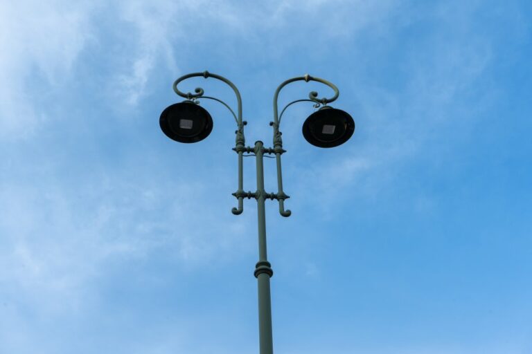 historische Straßenlaterne mit LED