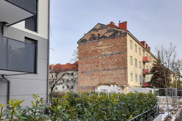Baulücke in Wien-Meidling