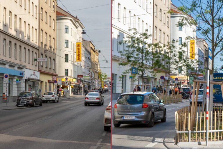 Straße in 1050 Wien