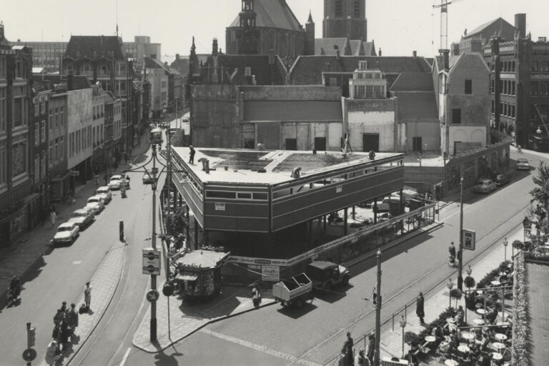 Zentrum von Den Haag in den 1960ern
